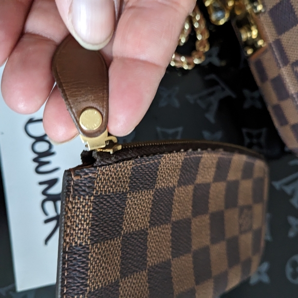 Louis Vuitton ascot wallet clutch with chain strap incert - Picture 13 of 17